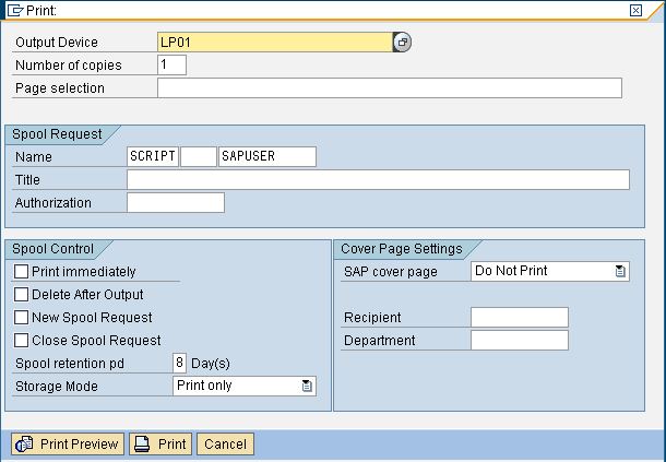 Learn SAP Convert Script to PDF
