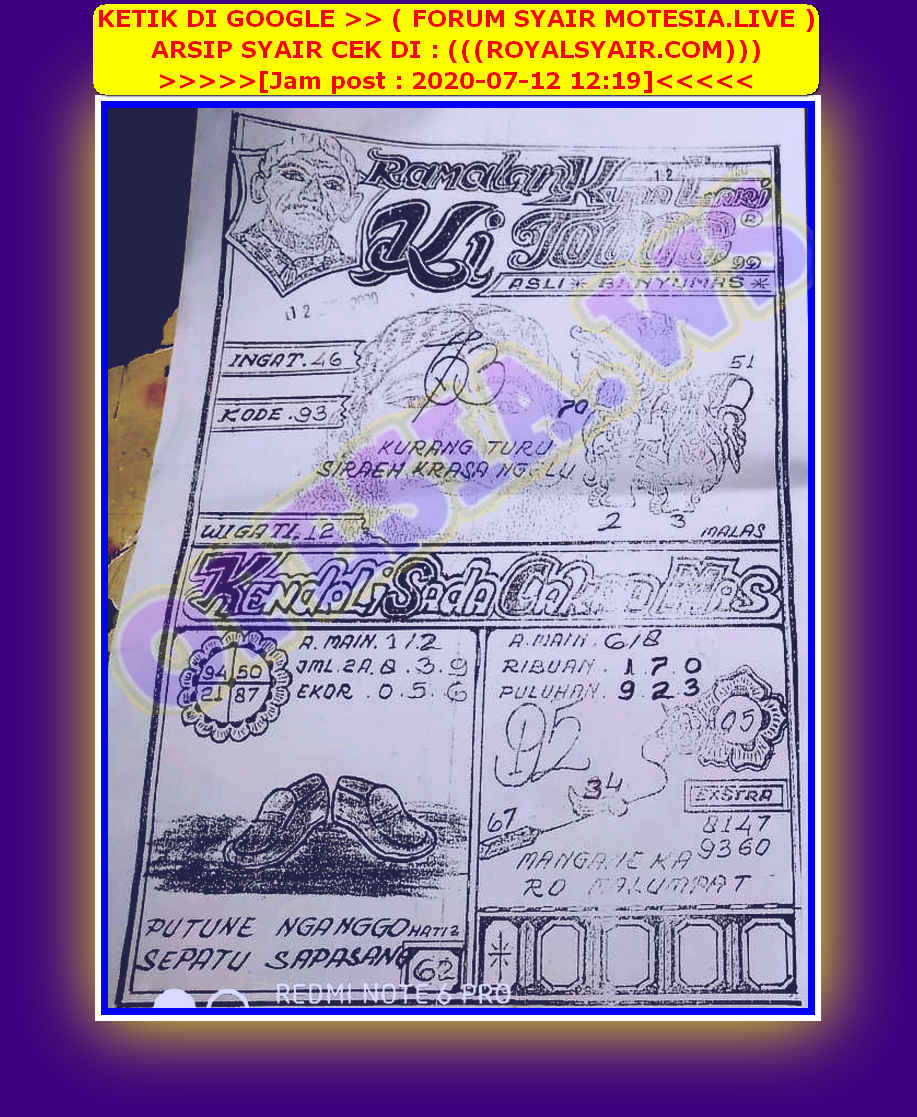 PREDIKSI ATIRAL