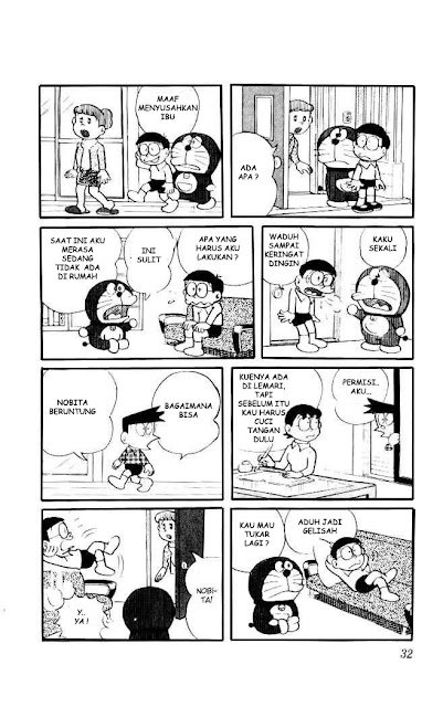 Komik Doraemon Bertukar Ibu