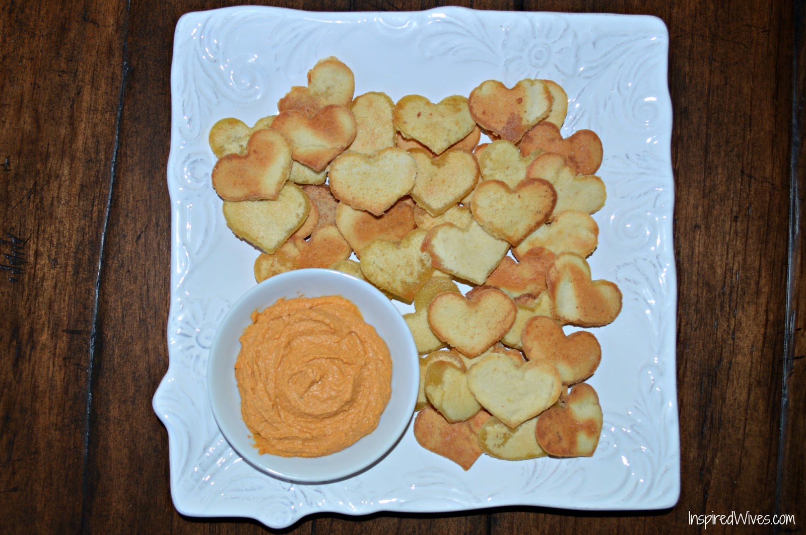 Inspired I Dos Heart Shaped Baked Pita Chips