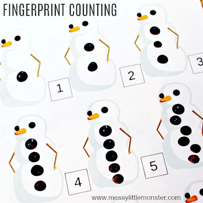 printable-snowman-fingerprint-counting-messy-little-monster