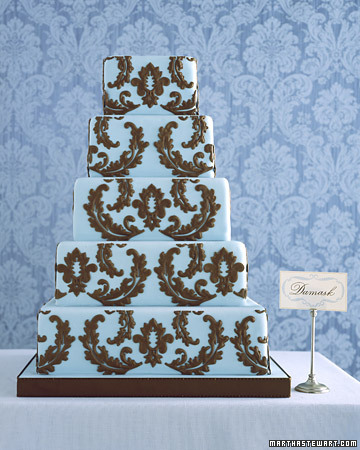 Wedding Wednesday Blue Cakes
