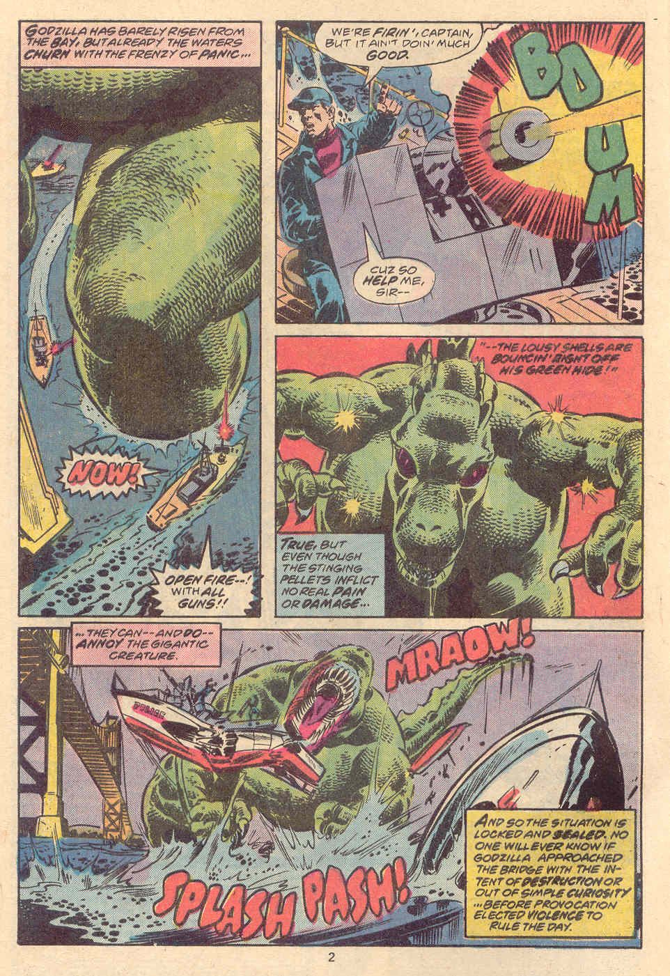 Read online Godzilla (1977) comic -  Issue #3 - 3