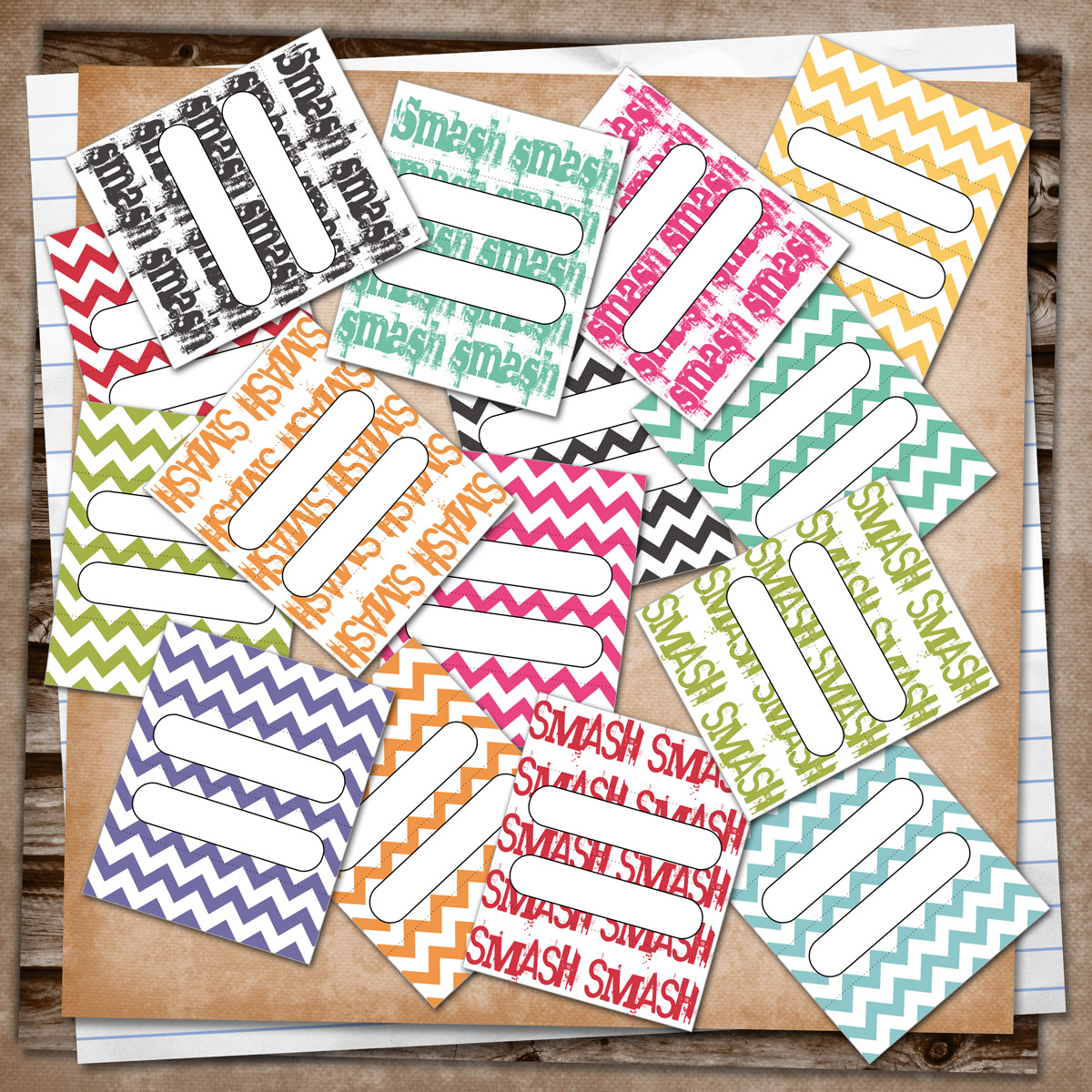 RebeccaB Designs FREE Printable Journal Page Tabs 2