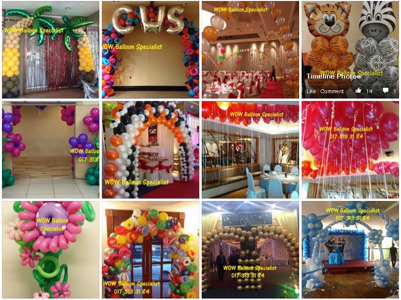 Majlis Tampak Lagi Ceria Dengan Dekorasi Belon Belon Gubahan Nazleedotcom