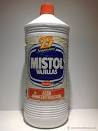 Bote de Mistol para el lavado.