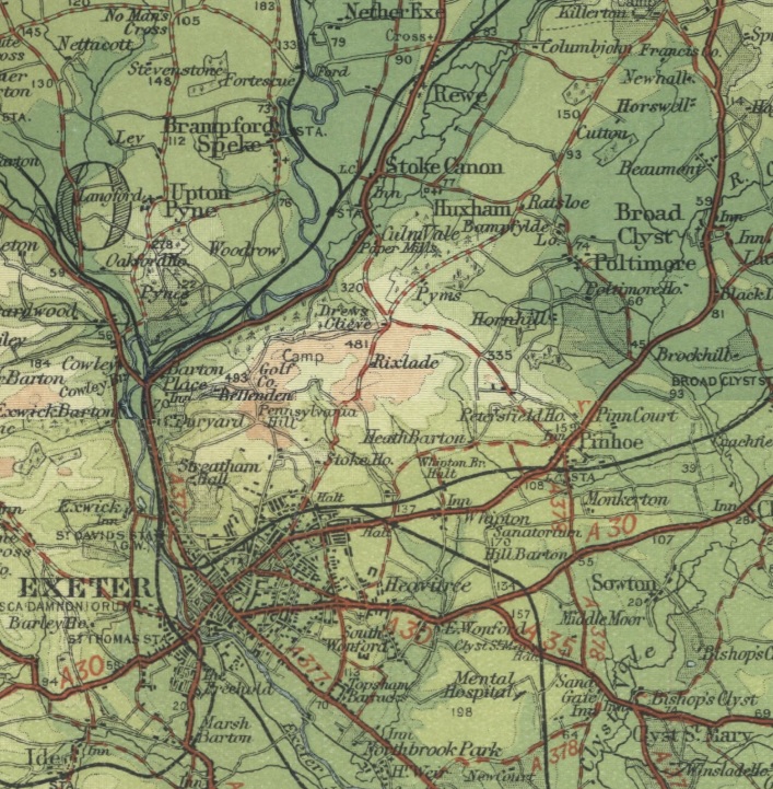 Devon bibliography Early Devon maps SX99