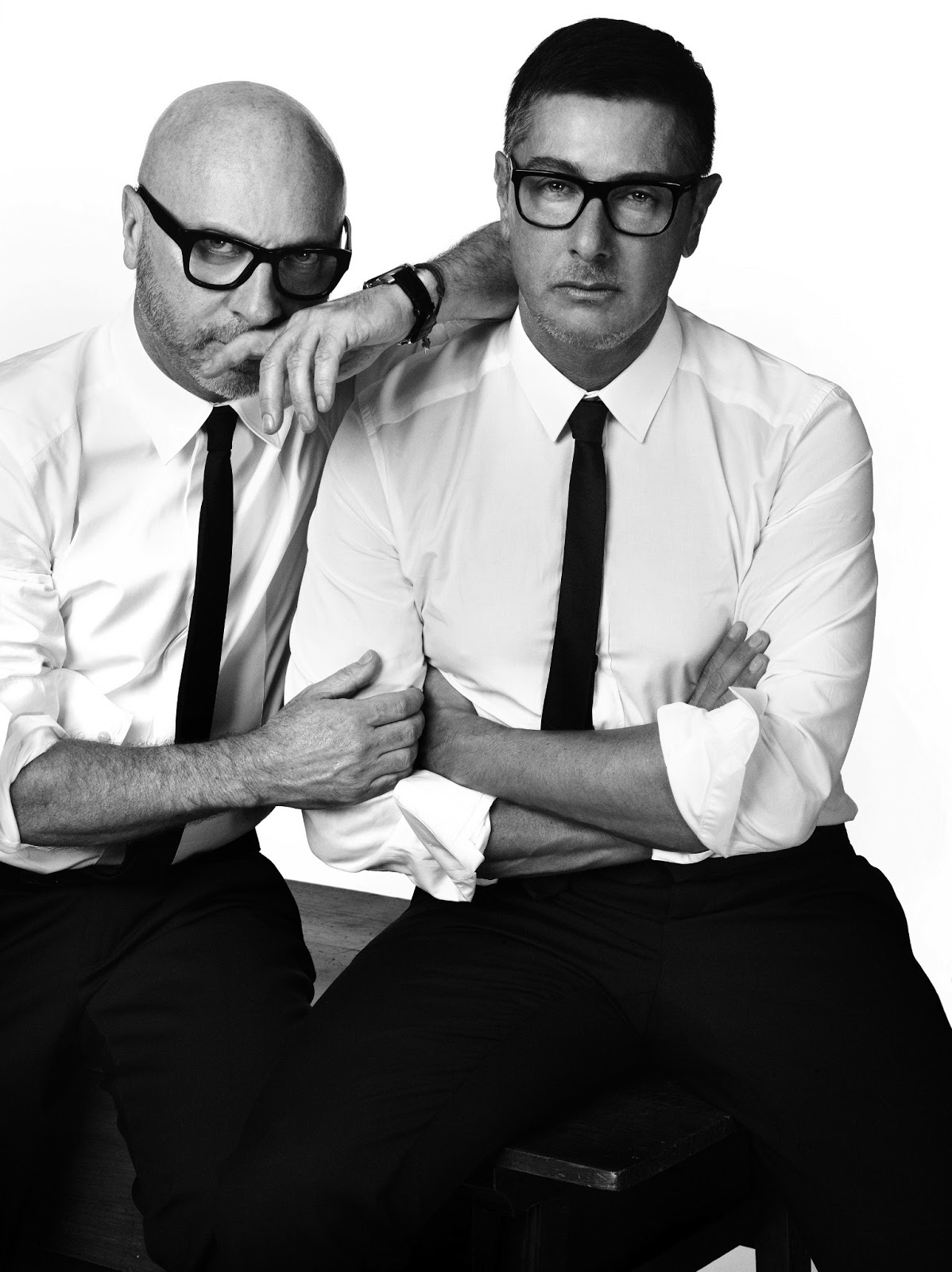 Mens Styling Domenico Dolce And Stefano Gabbana In London With British Gq