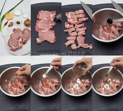 椒鹽無骨豬扒 Salt and Pepper Pork Loin Chops Procedures01