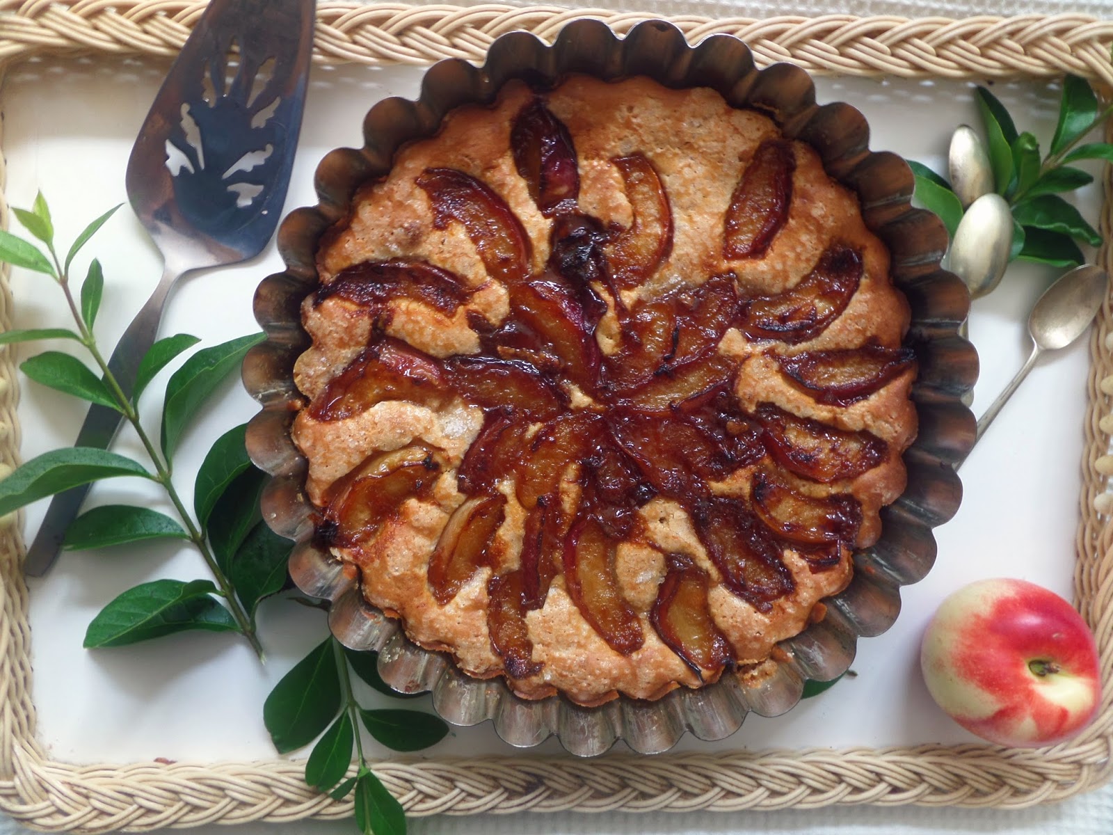 Nectarine yogurt cake // gateau au yaourt et aux nectarines My Nomad