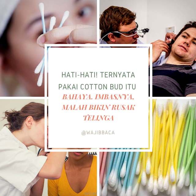 Duh, Mending Jangan Pakai Cotton BUd Deh Buat Bersihin Telinga, Ini Alasannya!