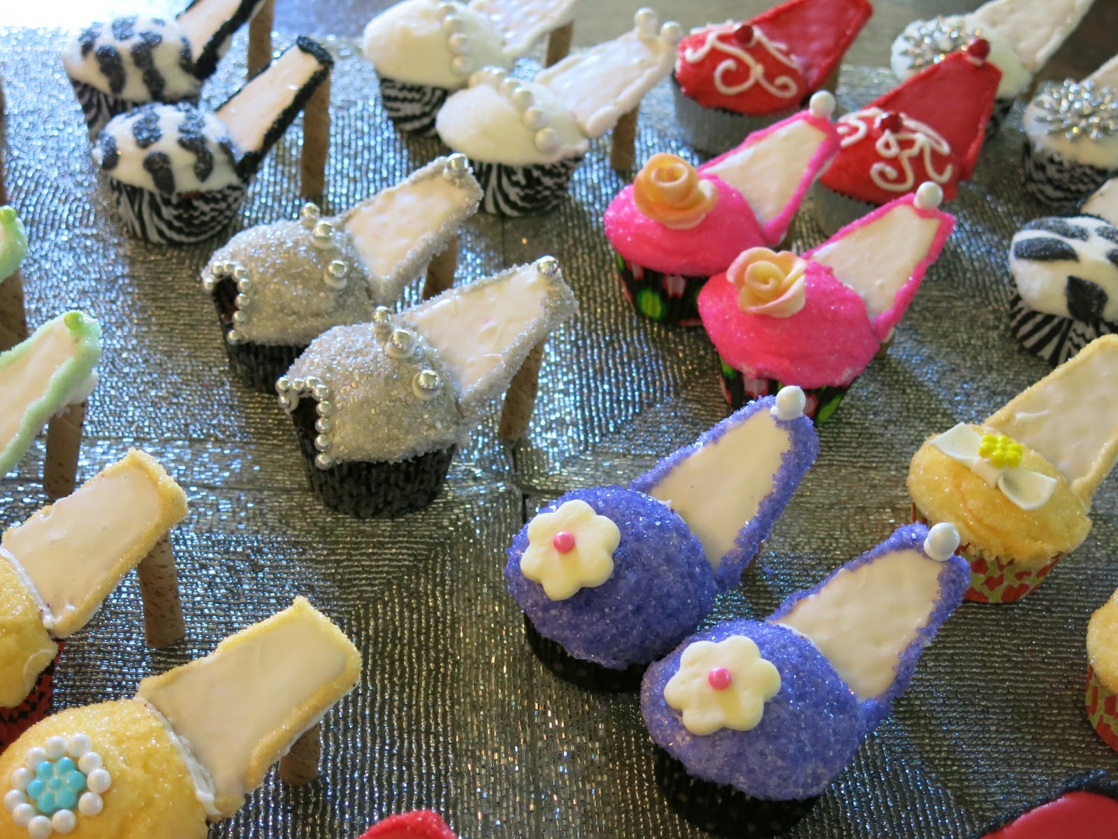 High Heel Love High Heel Cupcakes Purple Chocolat Home