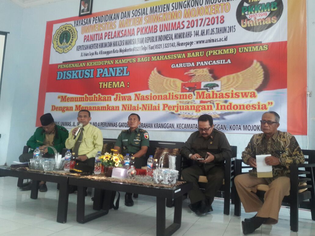 Universitas Mayjen Sungkono Gelar Diskusi Panel PKKMB
