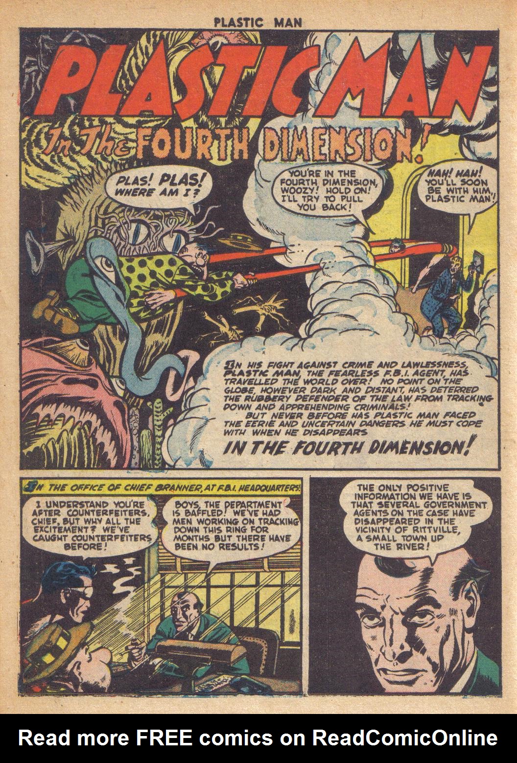 Read online Plastic Man (1943) comic -  Issue #39 - 18