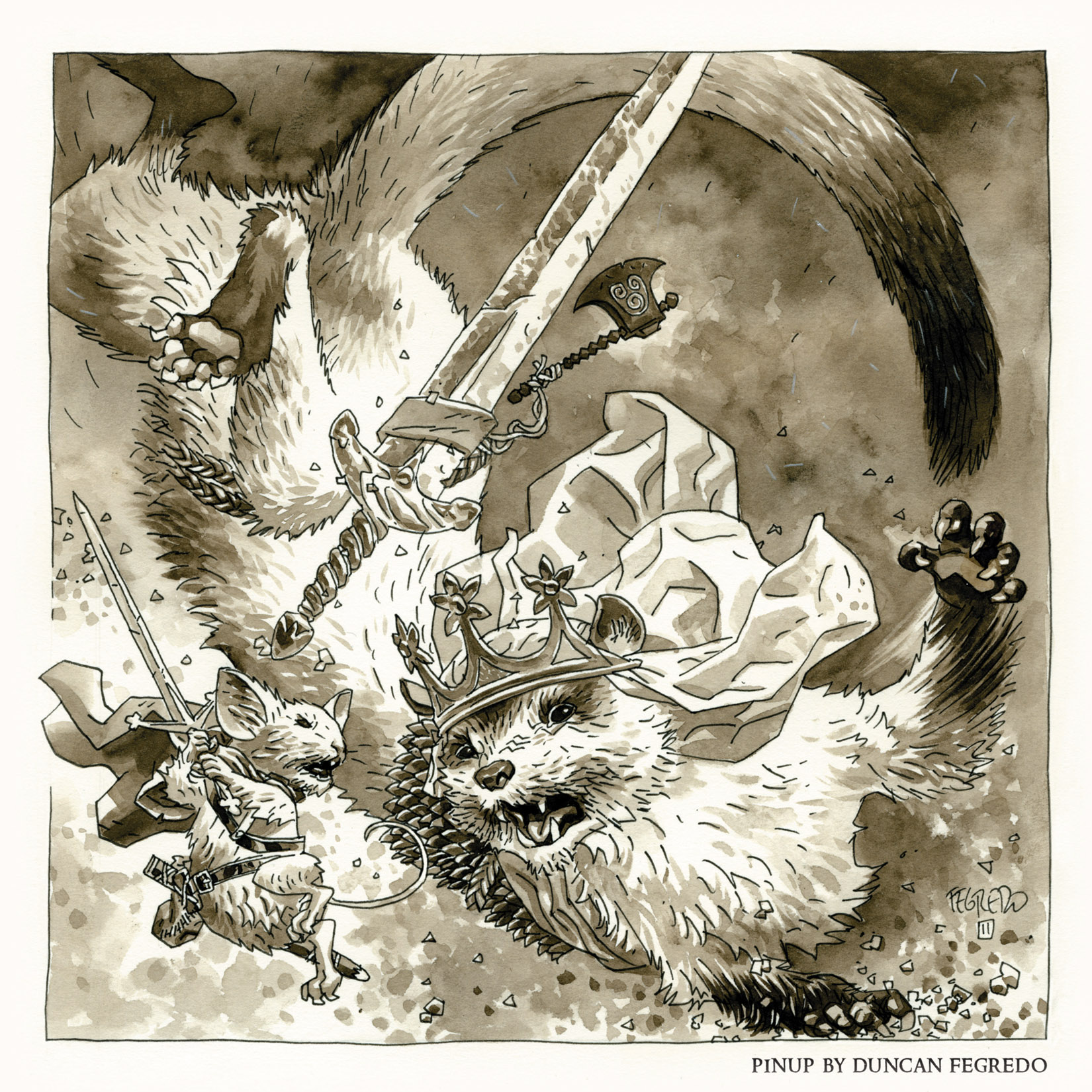 Read online Mouse Guard: The Black Axe comic -  Issue #3 - 26