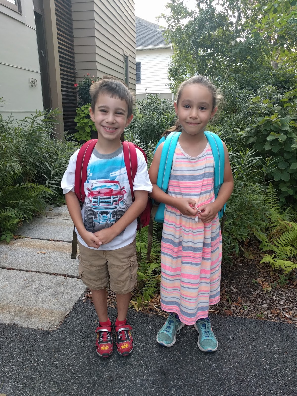Mystic Lake Mama First Day of First Grade!