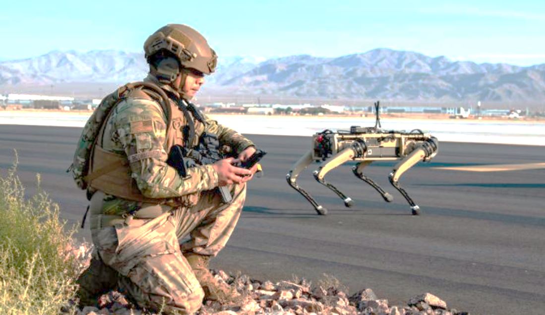 V60 Q-UGV Robot Dogs US military