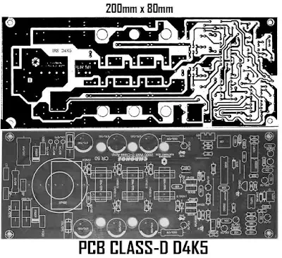PCB Layout Class D 4500W power amplifier