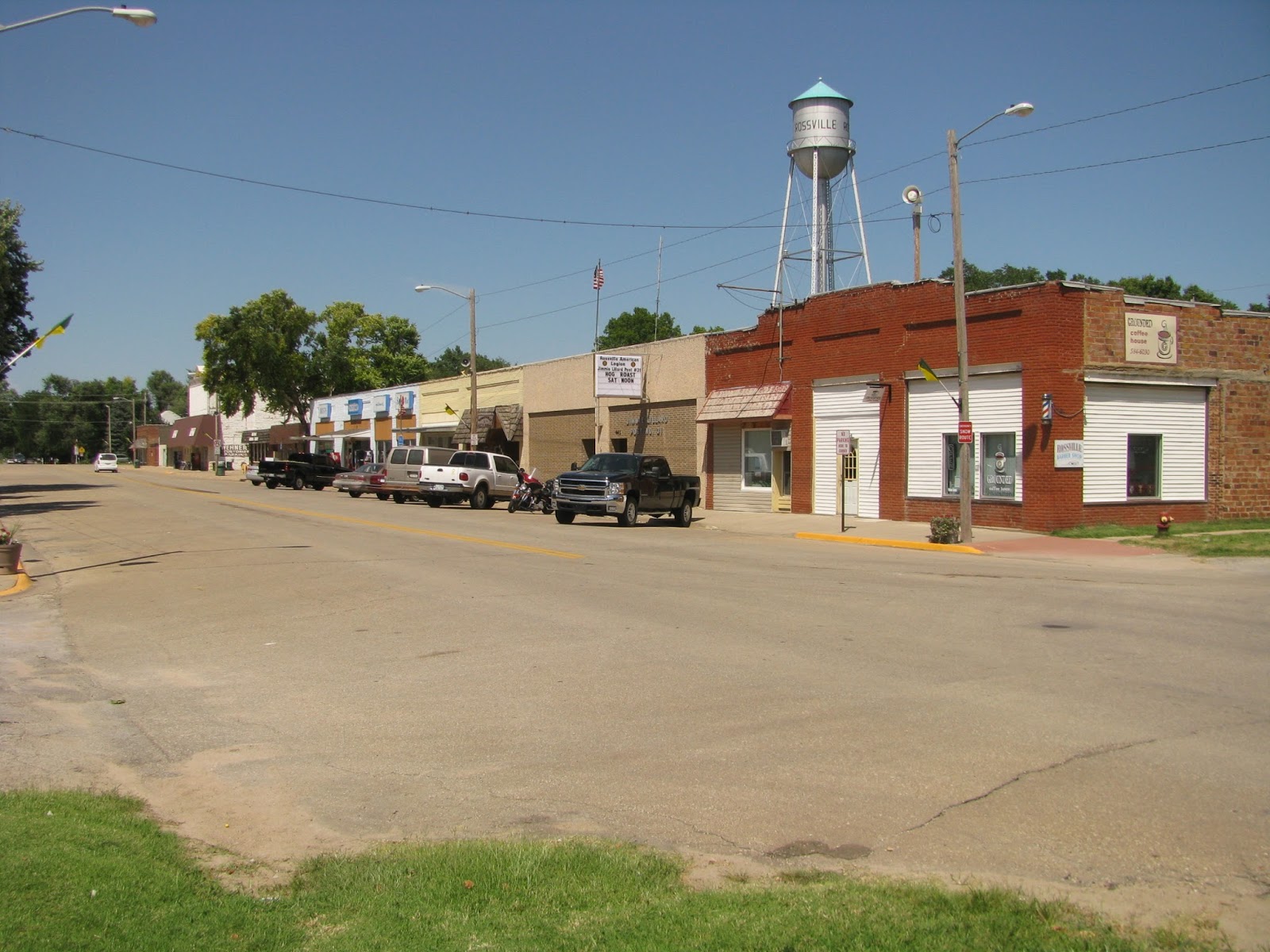 Photos of Rossville and Rossville Alumni Rossville Streets and Buildings