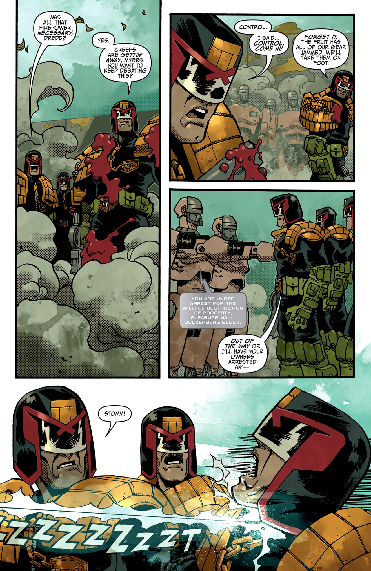 Read online Judge Dredd (2012) comic -  Issue #1 - 17