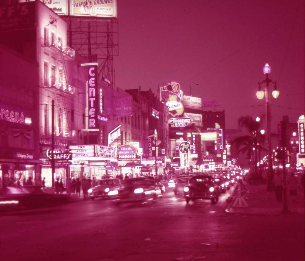 Canal Street, New Orleans, ca. 1950s vintage everyday