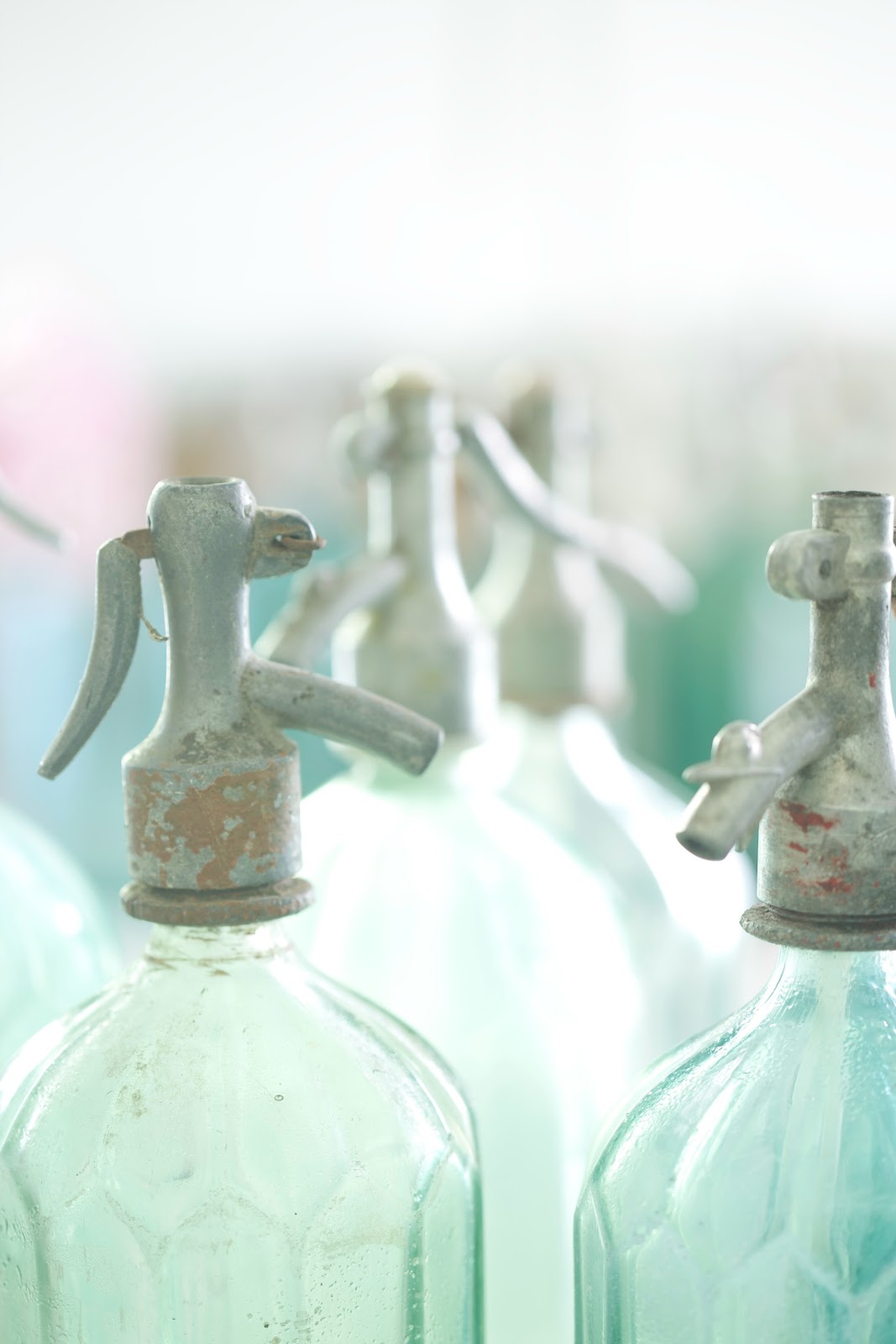 Collecting Pretty little vintage seltzer bottles FRENCH COUNTRY COTTAGE