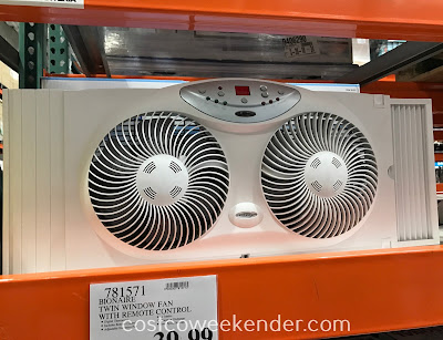 Keep the air circulation going in your home with the Bionaire Digital Twin Window Fan