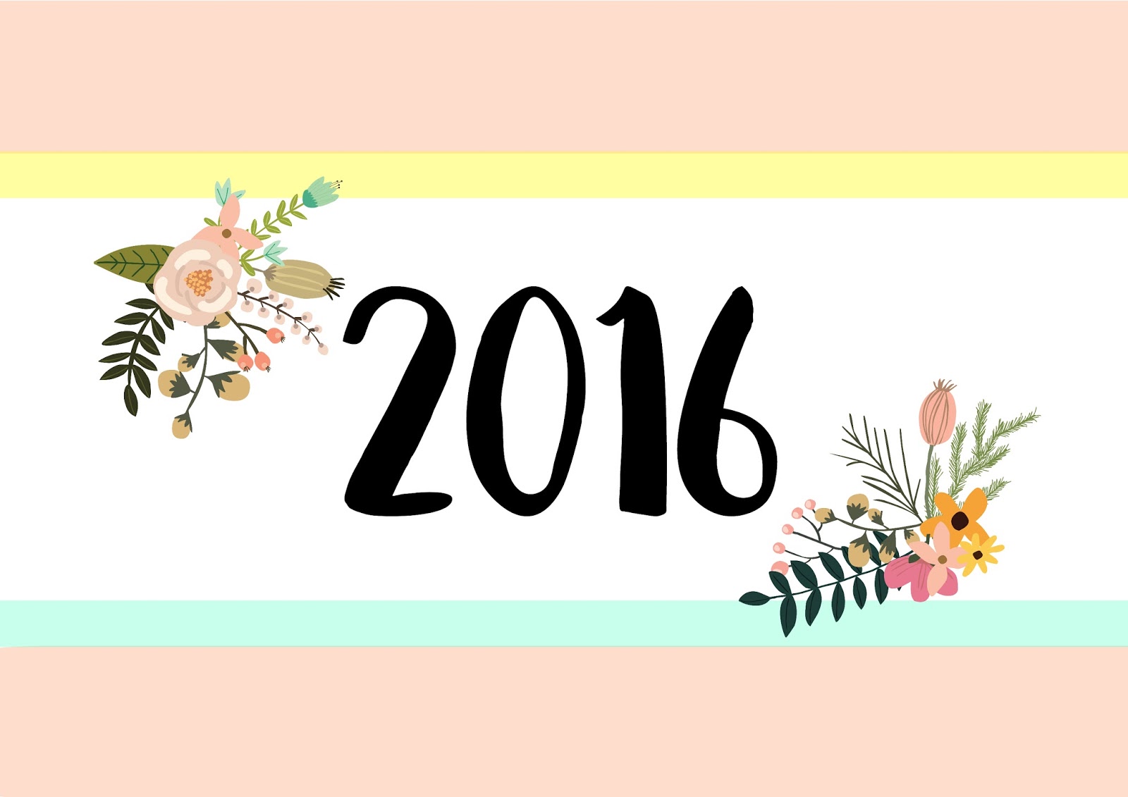 My Sweet Things: DESCARGABLE | Calendario para el 2016