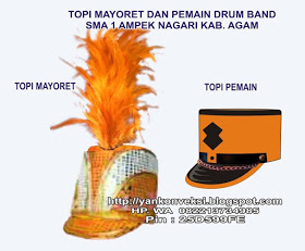 TOPI MAYORET DAN PEMAIN DRUMBAND