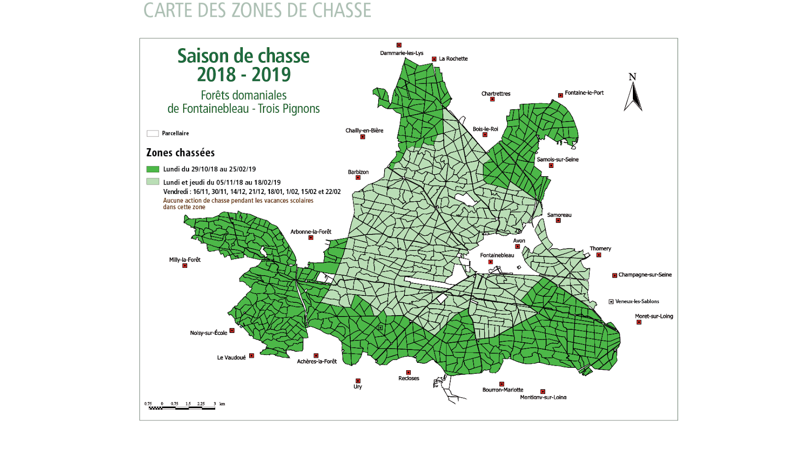 [BLEAU] Attention, chasse en cours ! Carte et calendrier saison 2018