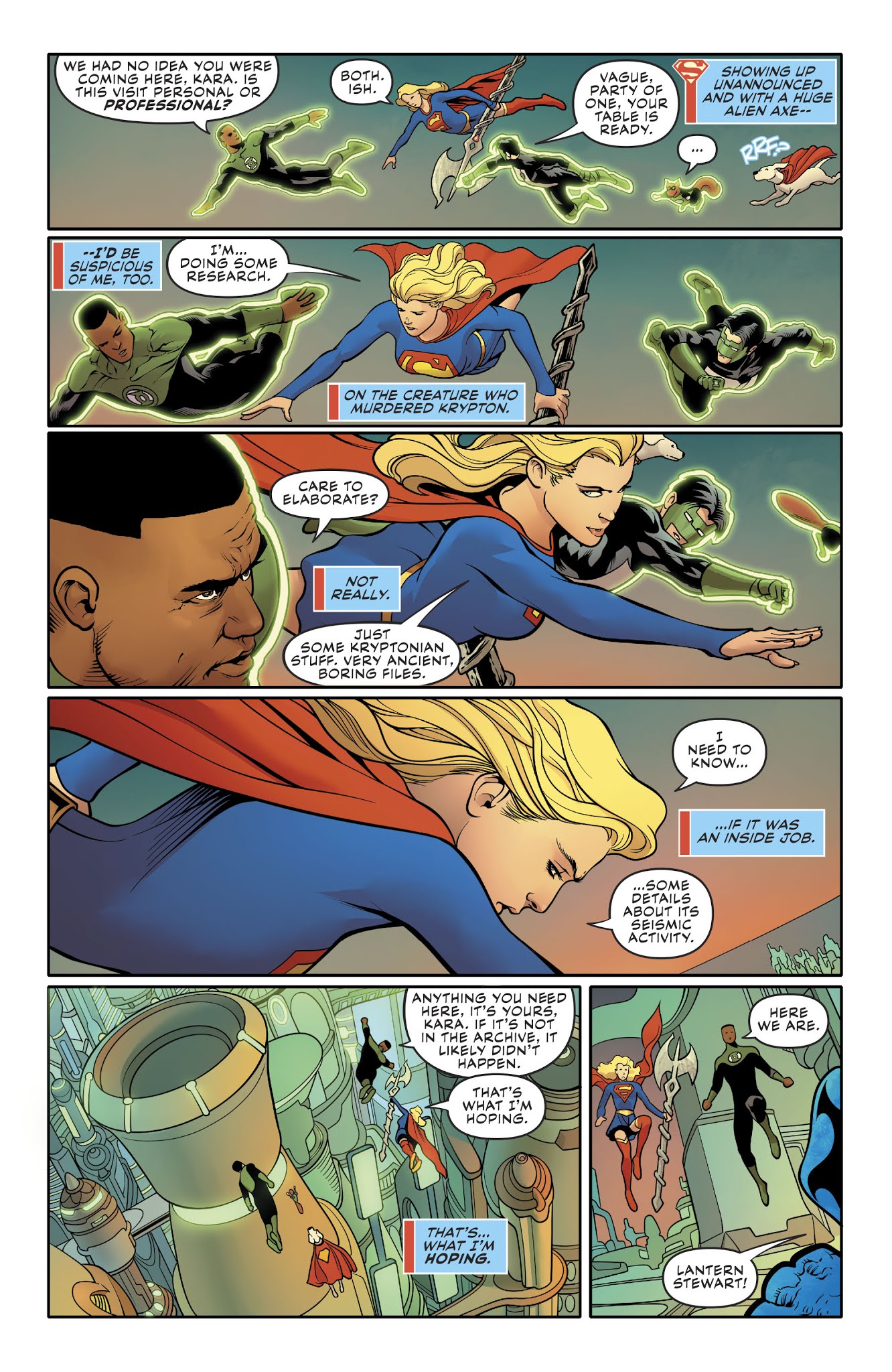 Read online Supergirl (2016) comic -  Issue #22 - 12