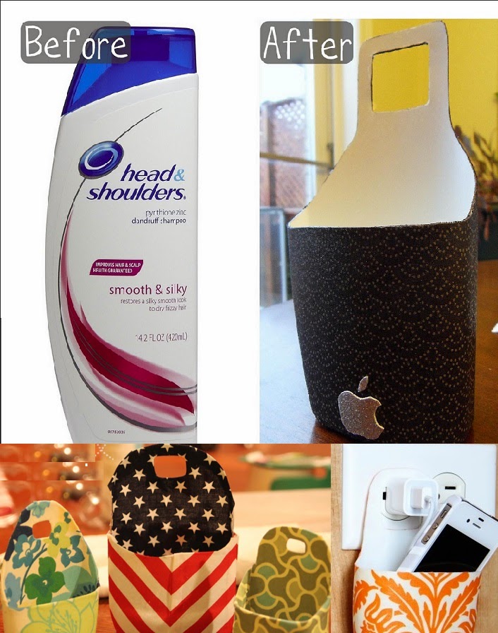 Best of Waste Material Shampoo Bottle can be a Charging Station