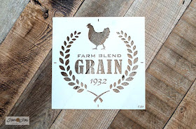 Funky Junk Old Sign Stencils garin stencil from Funk Junk Old Sigh Stencils