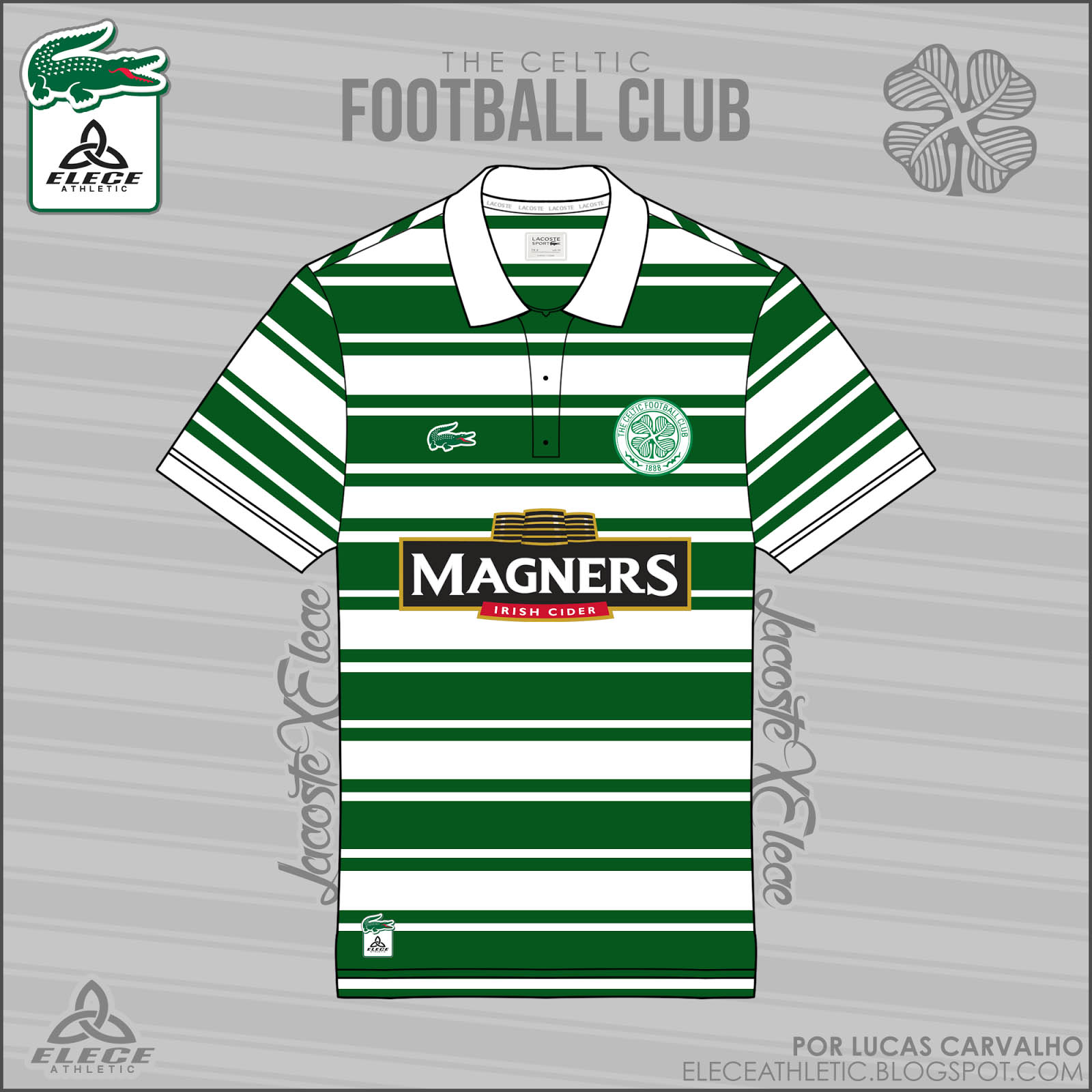Celtic x Lacoste Concept Shirt Created By SETTPACE - SoccerBible