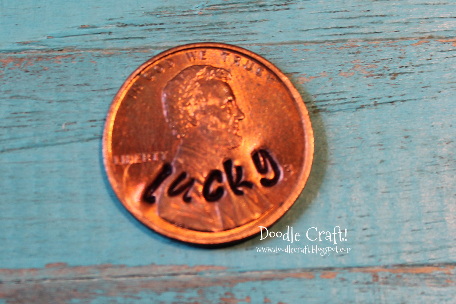 Lucky Stamped Pennies!