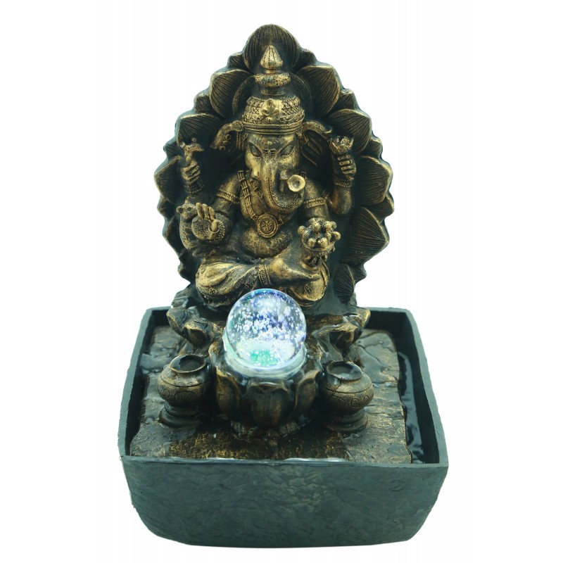 Home Decor Ganesha Water Fountain Mist Of Moon India