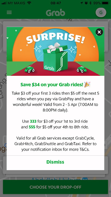 My grab one coupons