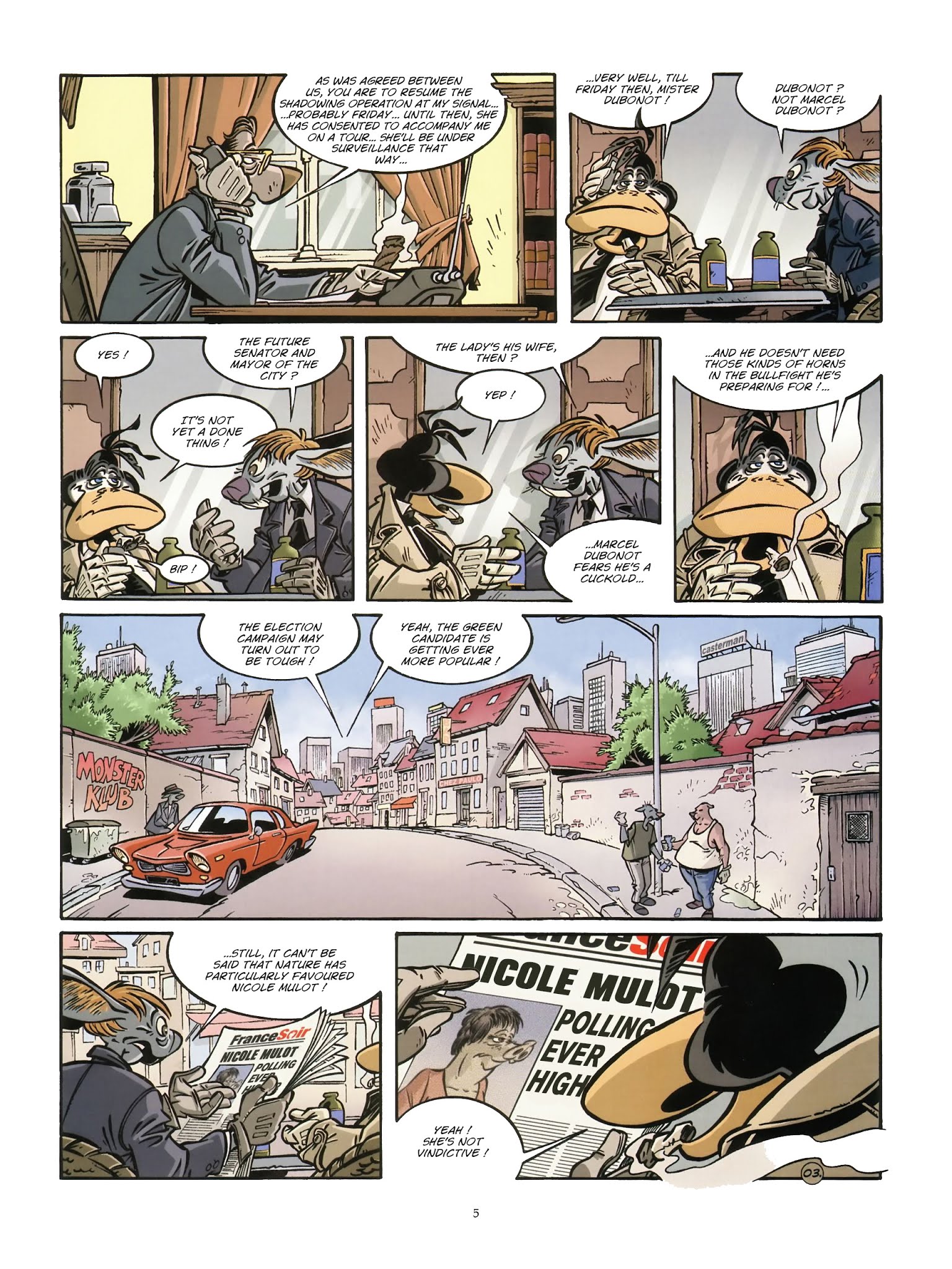 Read online Une enquête de l'inspecteur Canardo comic -  Issue #17 - 7