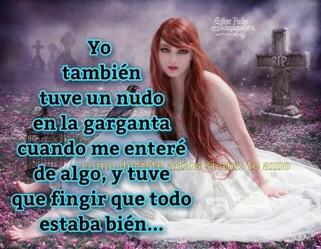 COMO DECIRTE ADIOS SI AUN TE AMO: QUE DIFICIL ES FINGIR QUE TODO ESTÁ ...