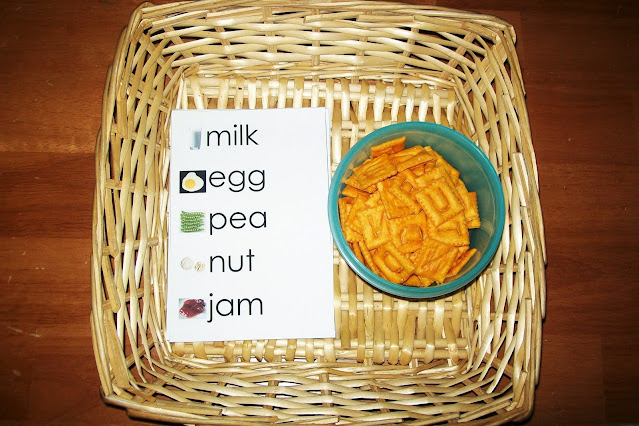 Letter Cracker Spelling Activity