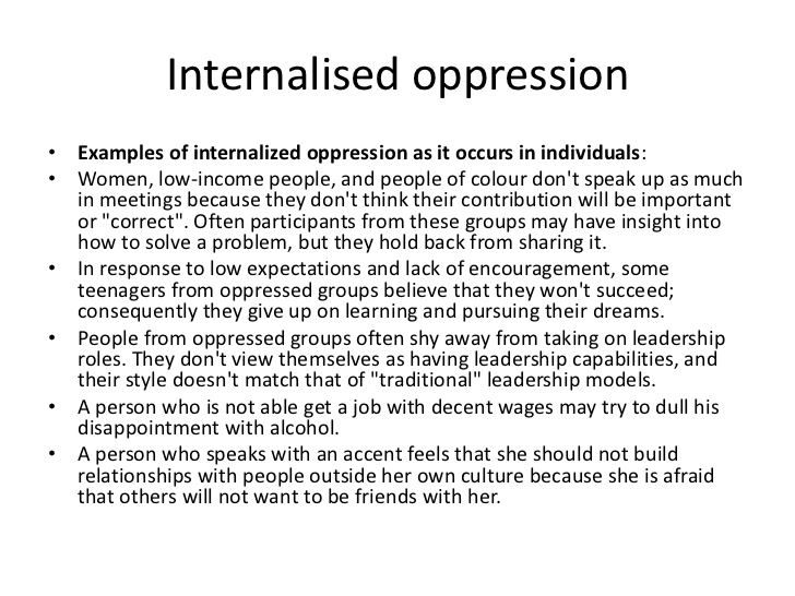 Real Feminism Explained: Opression