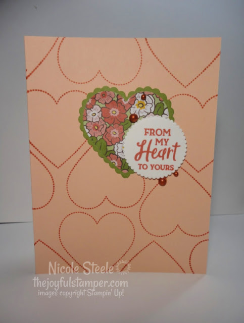 Simple Heartfelt card heartfelt stampin' up! 2020-2021 stampin' up! annual catalog cased cards nicole steele the joyful stamper independent stampin' up! demonstrator
