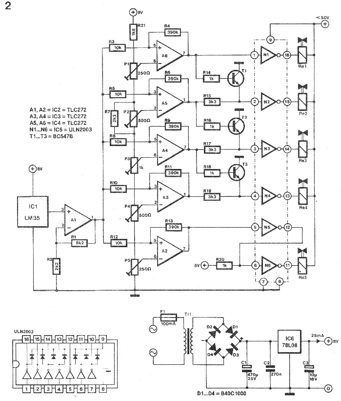 Central Heat Controller Circuit ~ Circuit knowledge