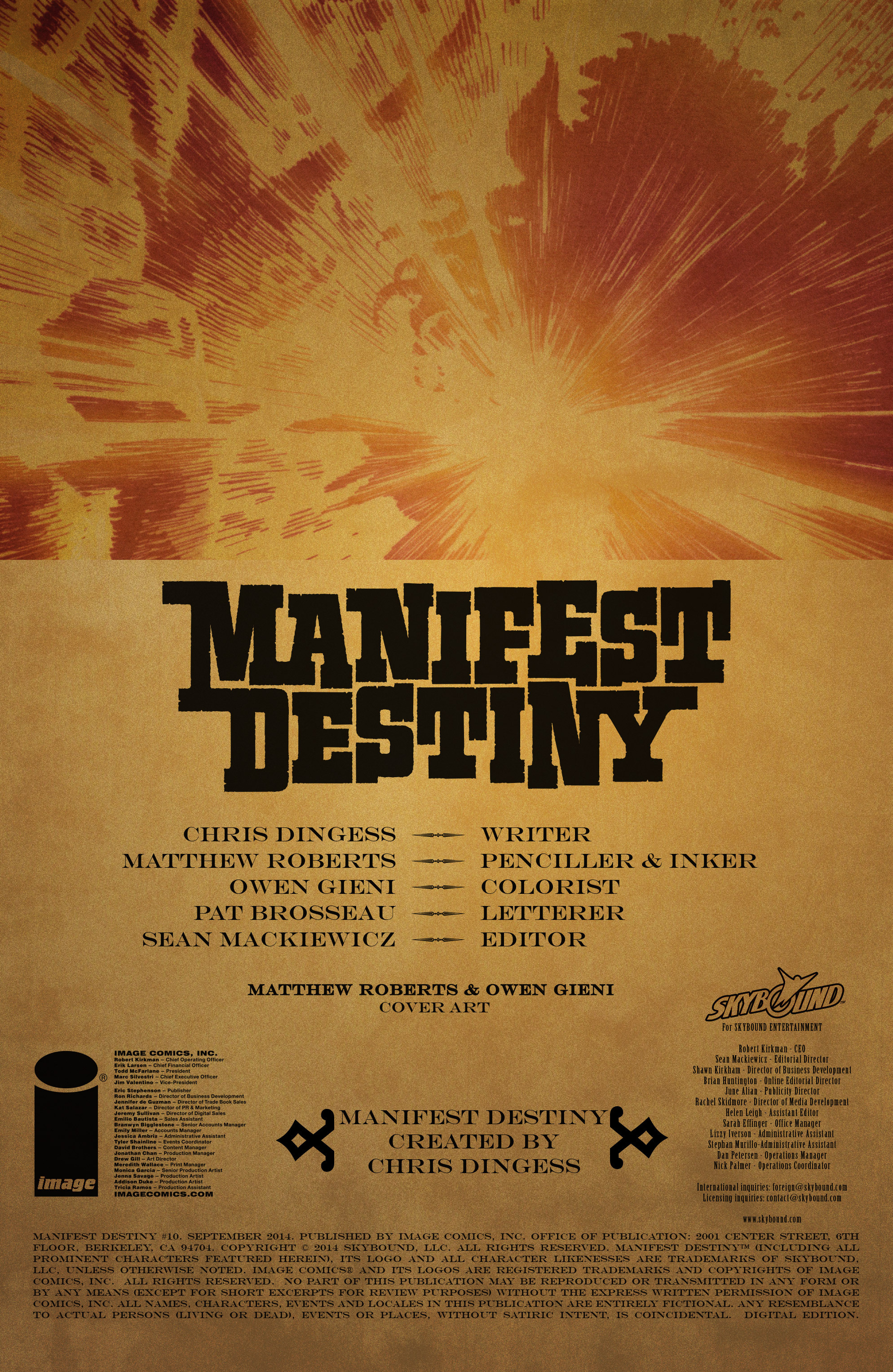 Read online Manifest Destiny comic -  Issue #10 - 2