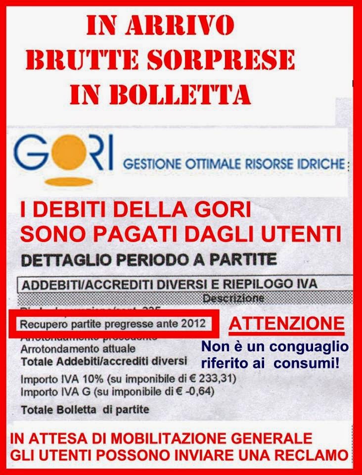 SCARICARE BOLLETTA GORI