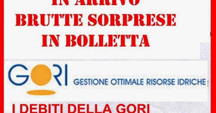 SCARICARE BOLLETTA GORI