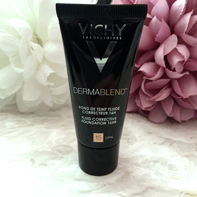 Vichy Dermablend Fluid Corrective Foundation And Setting Powder 