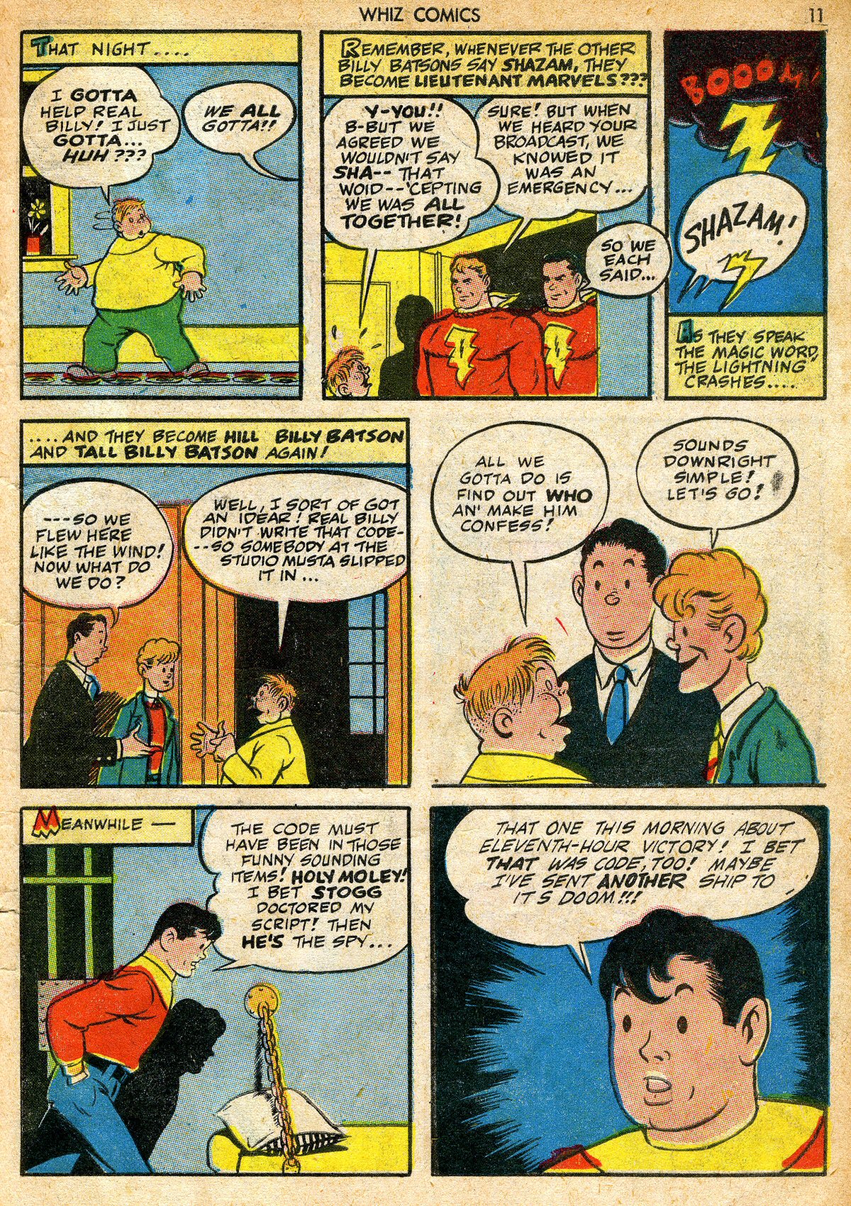 Read online WHIZ Comics comic -  Issue #34 - 11