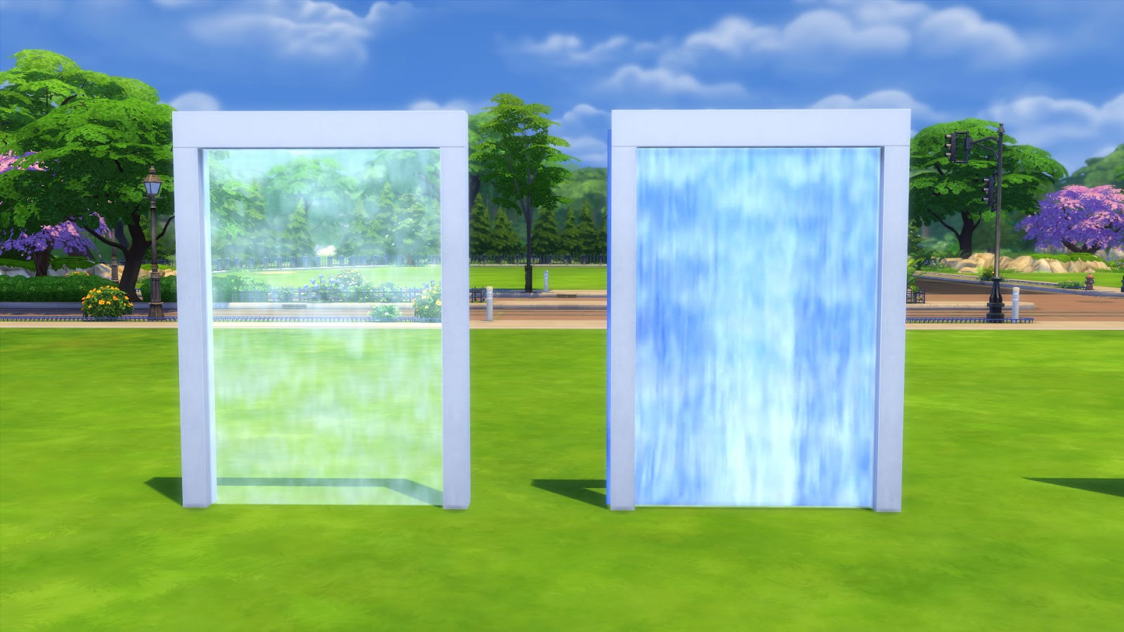 Sims 4 CC's The Best Waterfall Wall Sticker by Snowhaze