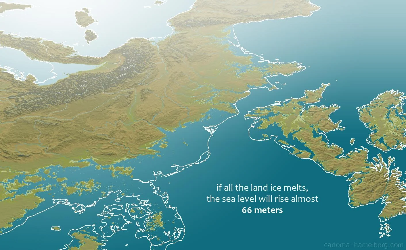 What happens if all the land ice melts? 